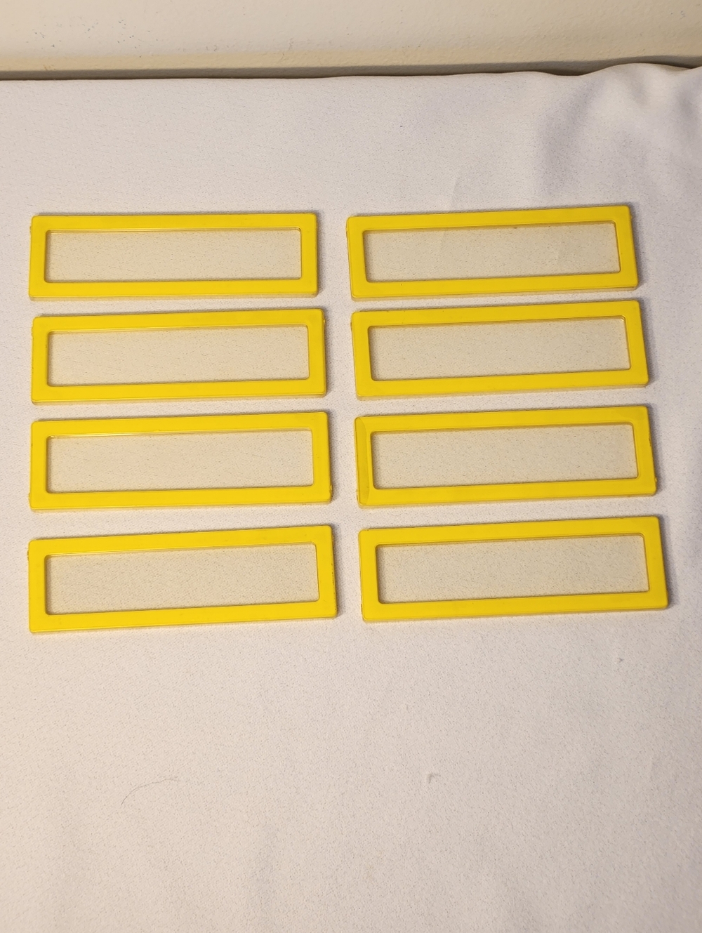 1978 Barbie A-Frame Dream House 8 Yellow Louver Windows Replacement Parts 2588